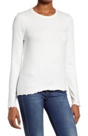 Madewell Long Sleeve Baby Tee   Nordstrom at Nordstrom